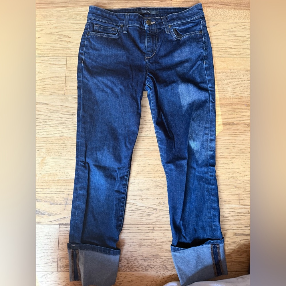 Joe's Jeans Dark Blue Ankle Cropped Denim